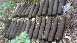 В двух районах Брянщины обнаружены десятки боеприпасов времён Великой Отечественной войны