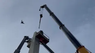 Во Владимире продолжаются работы по возведению стелы «Город трудовой доблести»