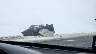Утром 1 декабря в ДТП в Клепиковском районе погиб водитель «пятнадцатой»