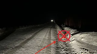 Иномарка "Kia Rio" врезалась в дорожное ограждение на трассе в Печоре