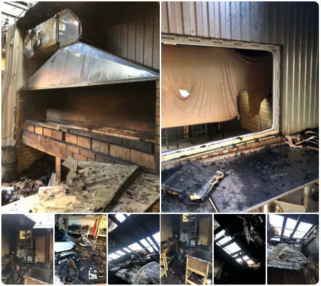 В Магнитогорске горела шашлычная