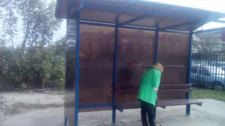 На улице Солнечная в Рязани появился новый остановочный пункт