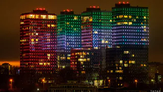 В Казани зажгли праздничную подсветку в честь Национального дня ОАЭ