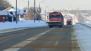 На трассе М-7 у Владимира организовали свободный проезд и обработку дороги от гололёда