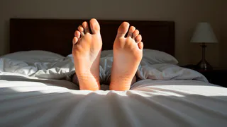 Вместо пемзы беру один фрукт — 20 минут, и сухие пятки нежнее шелка