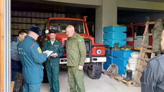 В Курловском лесничестве проверили готовность к пожароопасному сезону