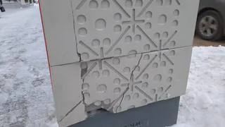 В центре Рязани поломали навигационный стенд