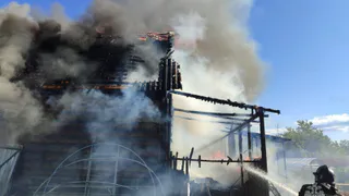 В один день во Владимирской области загорелись два дома