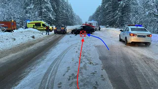 Обгон и опрокидывание в кювет привели к госпитализации людей в авариях на загородных трассах Коми