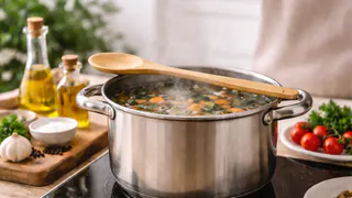 Молоко и вода не смогут «сбежать»: просто беру ложку — жидкость больше не выкипает из кастрюли