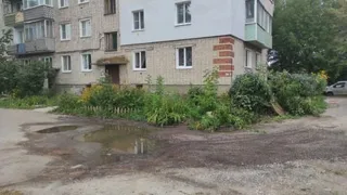 Во дворе на Ленинградской улице Мурома отремонтировали дорогу