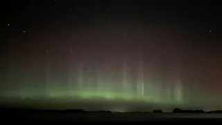 18 сентября жители Касимовского района запечатлели полярное сияние