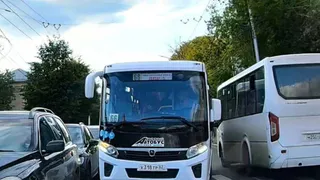 ГАИ начало проверку из-за выезда маршрутки на встречную полосу в Рязани