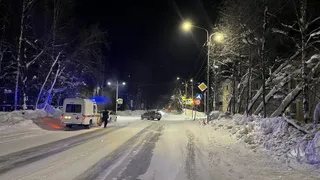 18-летний начинающий водитель "Лады" протаранил столб в Коми