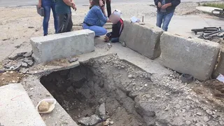 Горгаз постарался: в Дашково-Песочне мальчик на велосипеде свалился в траншею