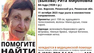 В Рязанской области волонтеры разыскивают 84-летнюю женщину