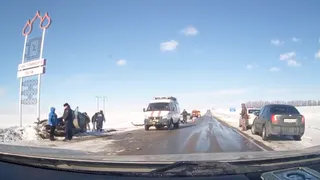 Под Скопином столкнулись легковушка и грузовик: погибли женщина и 9-летний мальчик