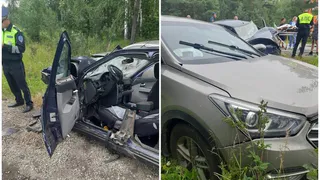 В Челябинской области в лобовом столкновении легковушек погибла девушка