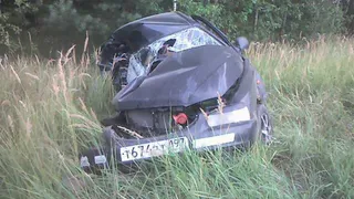 Публикуем фотографии с места ДТП в Шиловском районе, где погибли три человека