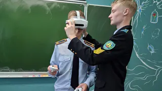 В усинской школе внедрили VR-технологии для уроков безопасности