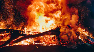 Недалеко от Касимова сгорел жилой дом