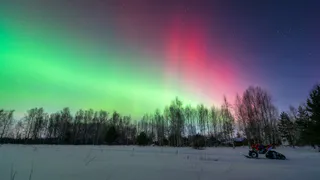 В небе над Владимирской областью наблюдали северное сияние