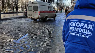 В Канищеве из-за начищенного тротуара рязанка упала и сломала ногу 