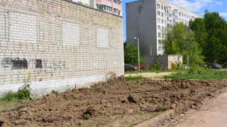 Жители Московского утопают в грязи