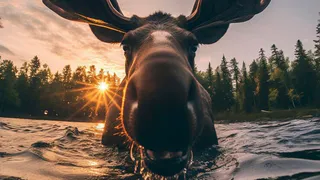 Два ДТП с лосями зафиксировано за сутки во Владимирской области