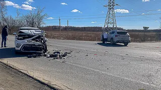 В Камешковском районе в ДТП столкнулись два автомобиля