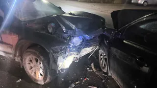 Во Владимире столкнулись три машины: два человека госпитализированы