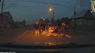 В Чувашии столкнулись два питбайка