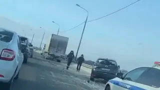 ДТП в Рязани: на Северной окружной внедорожник въехал в ограждение 