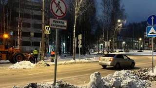 В Сыктывкаре демонтировали опасный пешеходный переход на улице Димитрова