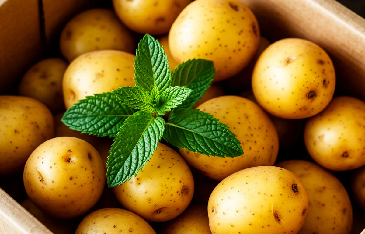 Волшебная веточка для картошки: кладу её в ящик - и клубни не гниют и не прорастают до нового урожая