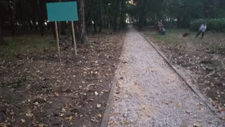 "Скоро снег пойдет, а работы не заканчиваются" - в парке Гагарина продолжается благоустройство