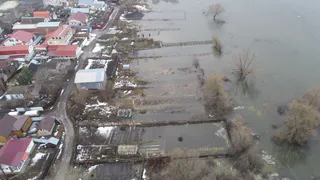 В Рязанской области в селе Борки подтопило 28 приусадебных участков