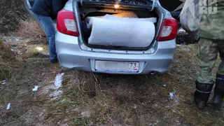 В Шиловском районе нашли брошенную иномарку со следами крови