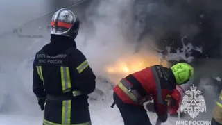 Во Владимире в ДТП с тремя автомобилями погиб водитель загоревшегося грузовика