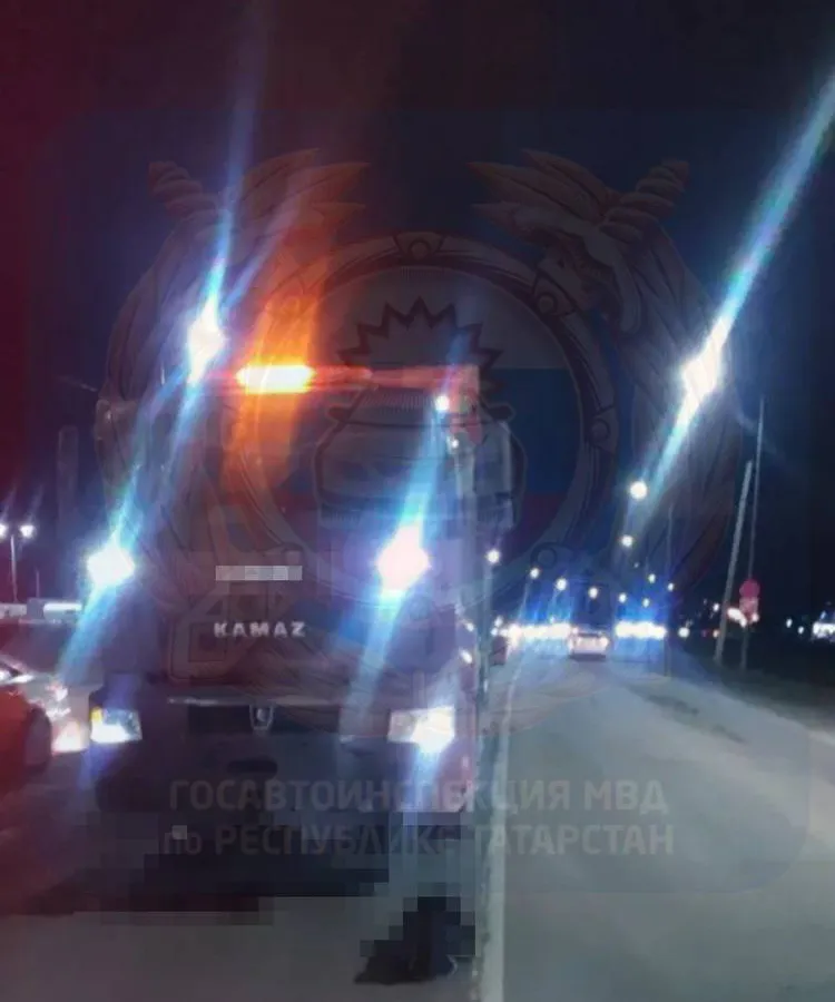 Пешеход погиб под колёсами КамАЗа в Зеленодольском районе