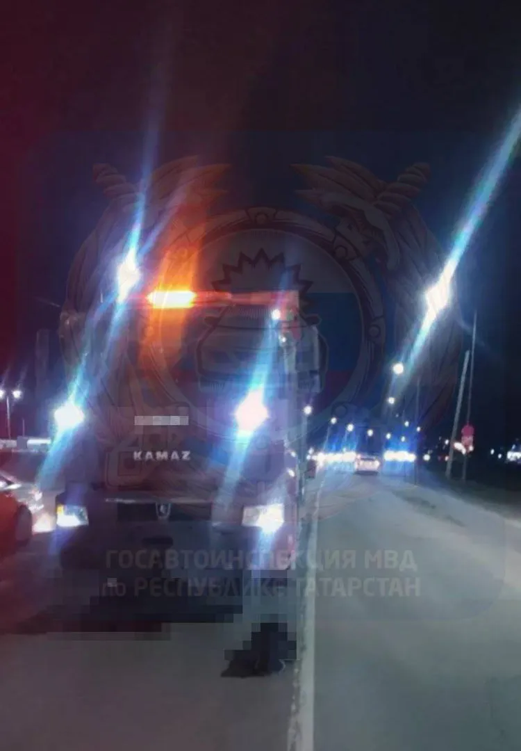 Пешеход погиб под колёсами КамАЗа в Зеленодольском районе