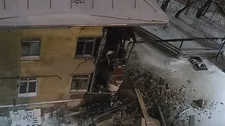 При обрушении части дома на проезде Грибоедова в Рязани пострадавших нет