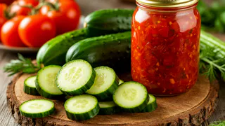 Огурцы переросли? Самый вкусный вариант — лечо на зиму. В банке стоит отлично, а зимой уходит в первую очередь