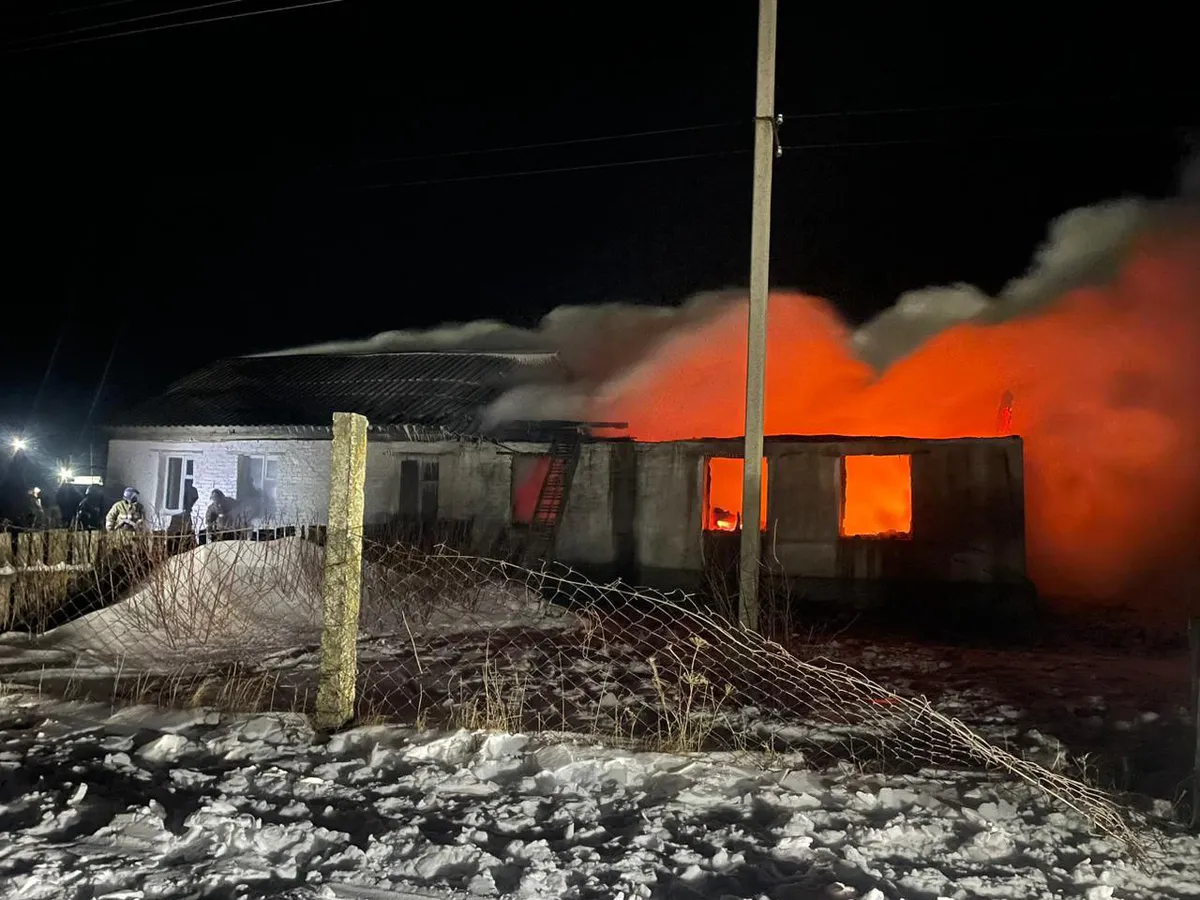 Пожар в Малосердобинском районе унес жизнь пенсионера