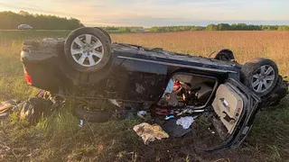 Три человека пострадали: в Скопинском районе “Audi” опрокинулся в кювет