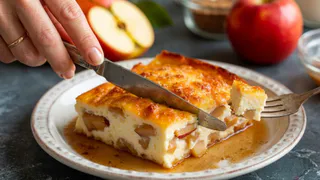 Беру яблоки и творог: готовлю карамельную запеканку с кремовой текстурой — нежная, хрустящая и тает во рту