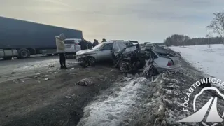 Страшная смертельная авария под Челябинском: водитель легковушки уснул и угодил под грузовик