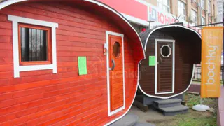 Бочка - готовая баня с доставкой. До 15 июля «солнечный» душ в подарок!