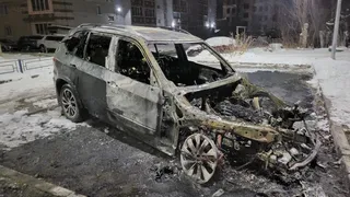 За сутки в Чувашии загорелись два BMW