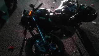 Авария на Московском шоссе: у мотоциклиста не было прав